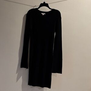 Chic Black Long Sleeve Dress